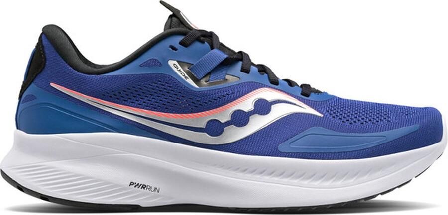 Saucony Guide 15 Heren Sportschoenen Hardlopen Weg blauw zilver