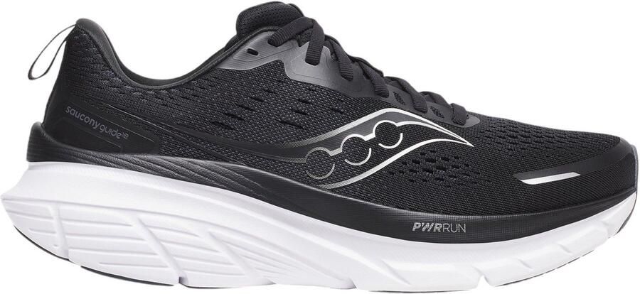 Saucony Guide 18 Hardloopschoenen zwart wit