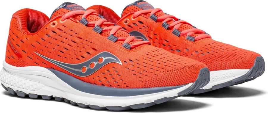 Saucony Jazz 20 Sportschoenen Vrouwen rood grijs