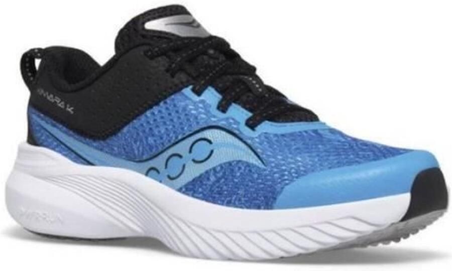 Saucony Kinvara 14 Kids Hardloopschoenen Zwart Blauw