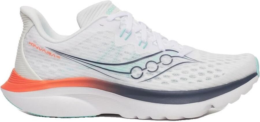 Saucony Sneakers laag 'KINVARA 16' navy turquoise donkeroranje wit