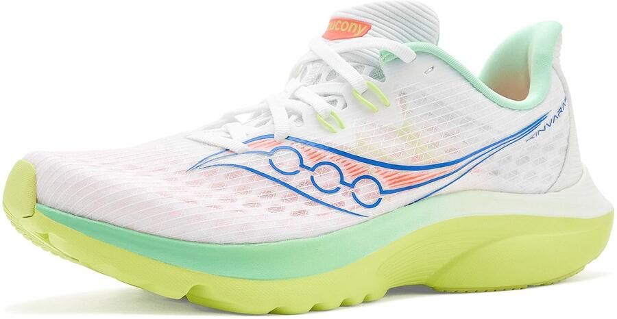 Saucony Women's Kinvara 16 Hardloopschoenen wit tart