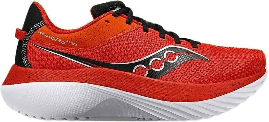 Saucony Kinvara Pro Heren Hardloopschoenen Infrarood Zwart