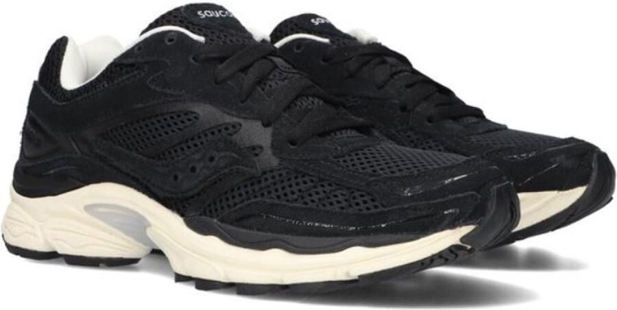 Saucony Omni ProGrid 9 Sneakers Zwart Crème