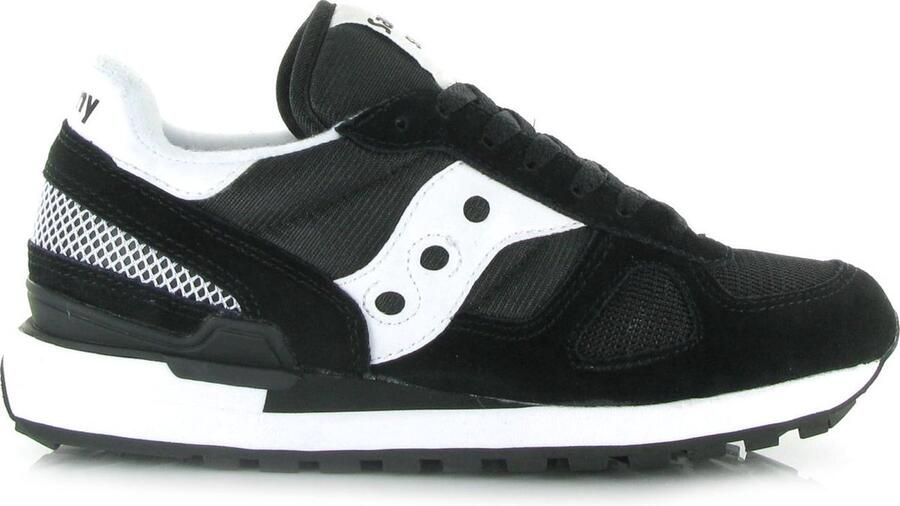 Saucony Shadow Original Vintage Zwart Sneakers Zwart Wit Kleur Zwart Wit