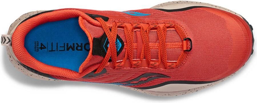 Saucony Peregrine 12 Heren Sportschoenen Hardlopen Trail rood grijs - Foto 6