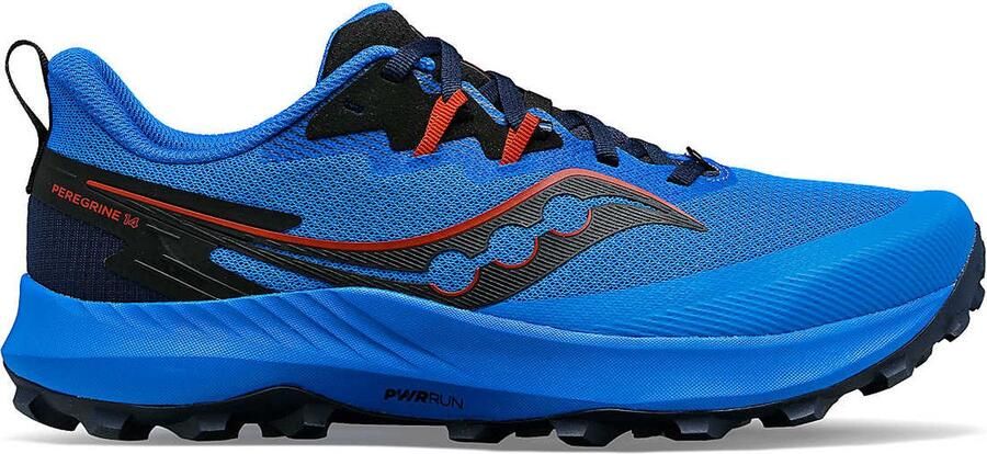 Saucony Peregrine 14 Trailschoenen Heren Cobalt Black