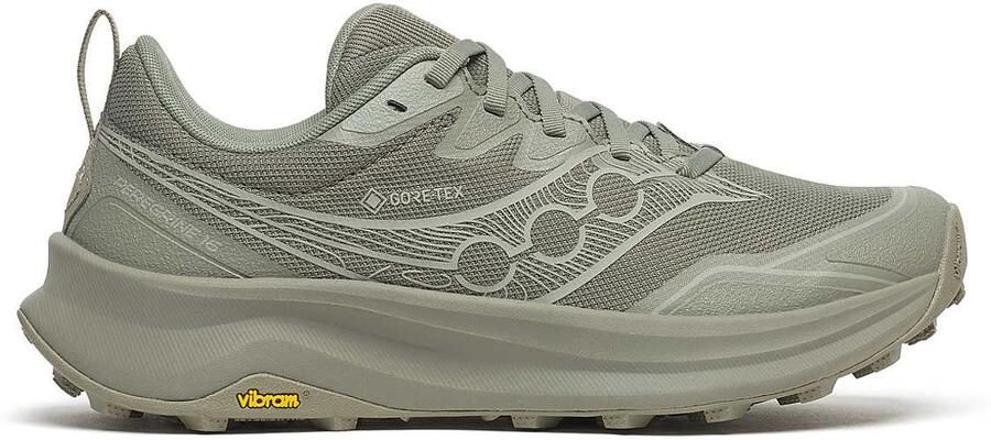 Saucony Peregrine 16 GTX Trailrunningschoenen olijfgroen grijs