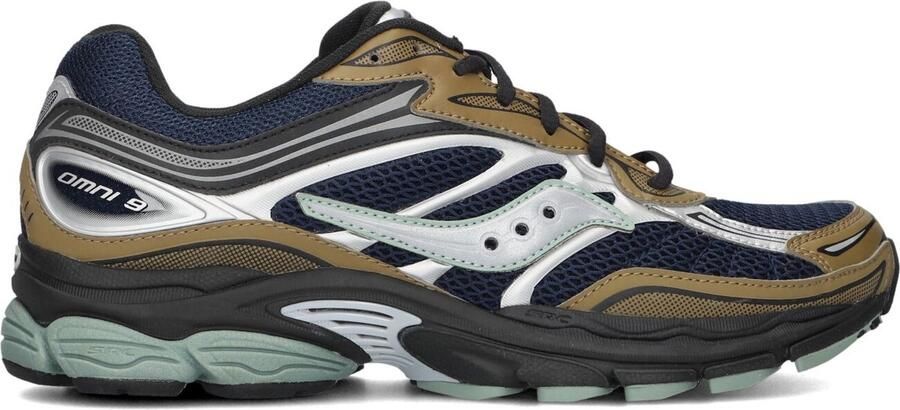 Saucony Progrid Omni 9 H Sneakers Mesh Heren Blauw - Foto 2