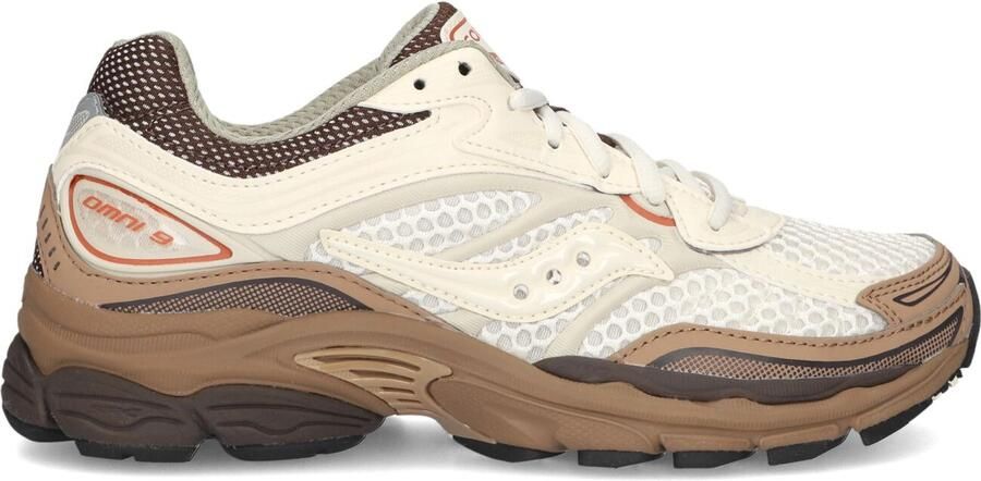 Saucony Progrid Omni 9 Sneakers Leatherlook Beige