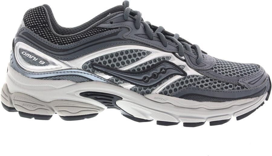 Saucony Progrid Omni 9 Sneakers Leatherlook Dames Grijs