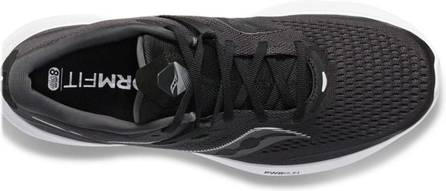 Saucony Ride 15 Heren Sportschoenen Hardlopen Weg zwart wit - Foto 3