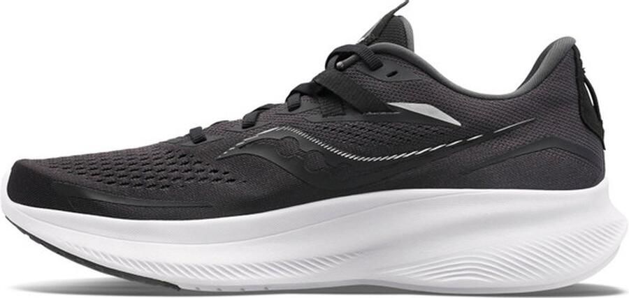 Saucony Ride 15 Heren Sportschoenen Hardlopen Weg zwart wit - Foto 2