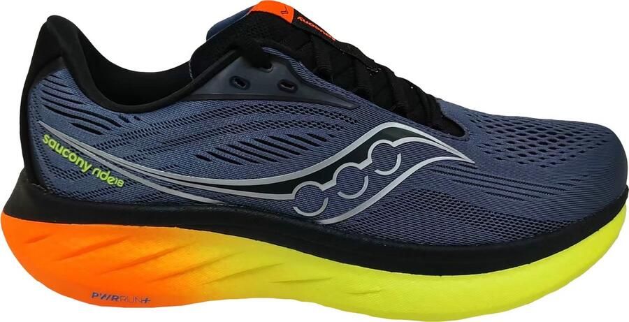 Saucony RIDE 18 44 5 Shadow vizi grisfonce