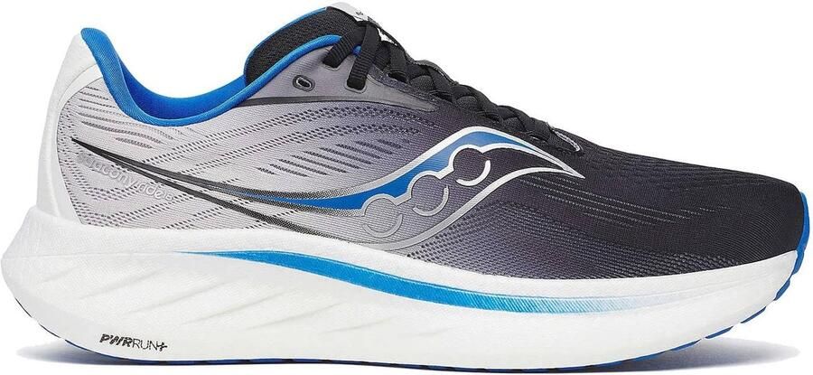 Saucony Ride 18 Hardloopschoen Zwart Skydiver
