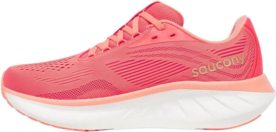 Saucony Ride 18 W Hardloopschoenen Koraal Zalm - Foto 2