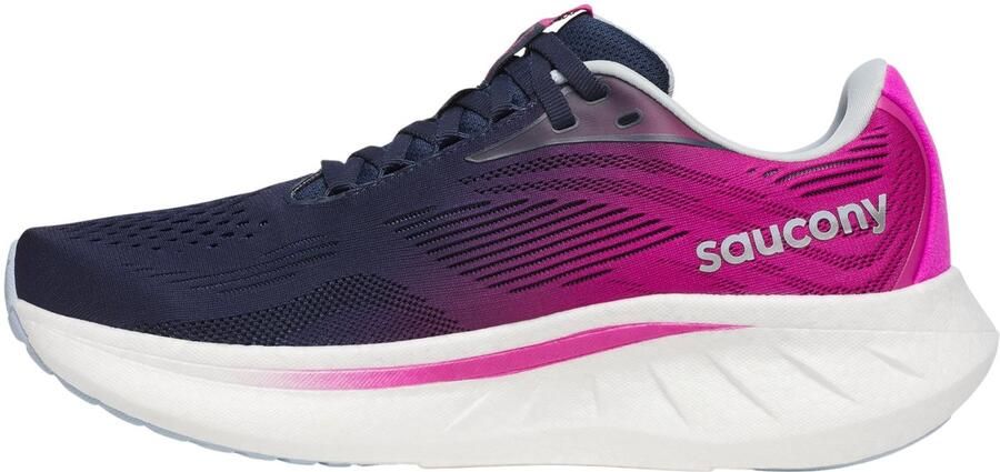 Saucony Ride 18 Hardloopschoenen Navy Fuschia