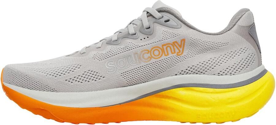 Saucony Ride 19 M Hardloopschoenen Grijs Oranje