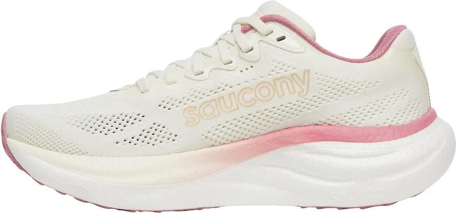 Saucony Ride 19 W Hardloopschoenen Wit Fluor Geel - Foto 3
