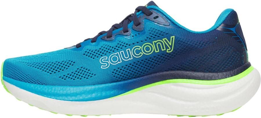 Saucony Loopschoen 'Ride 19' navy hemelsblauw limoen