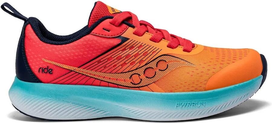 Saucony Ride Kids Hardloopschoen Oranje