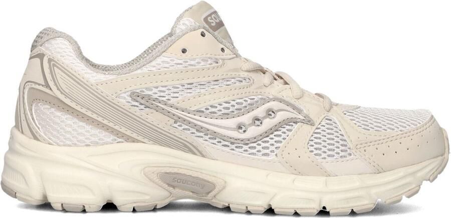Saucony Ride Millennium Sneakers Leren Sneaker Dames Beige