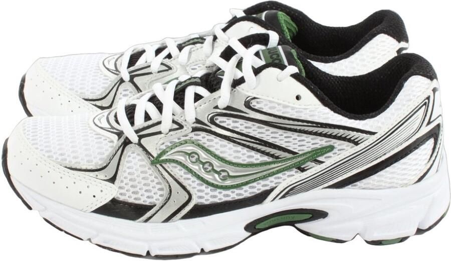 Saucony Ride Millennium White Silver Green Sneakers Unisex - Foto 2