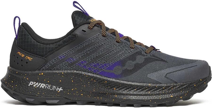 Saucony Ride TR2 Trailschoenen Heren Carbon Black