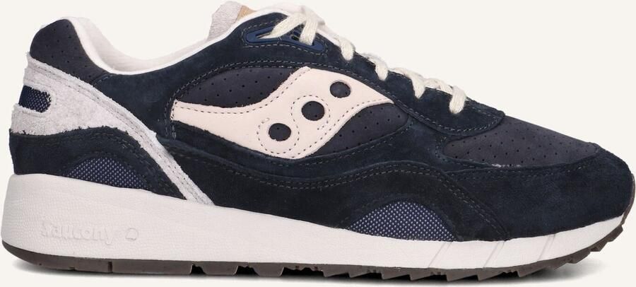 Saucony Shadow 6000 M Sneakers Suède Blauw