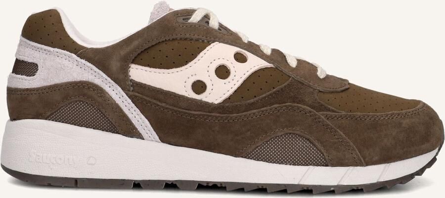 Saucony Shadow 6000 M Sneakers Suède Heren Bruin - Foto 1