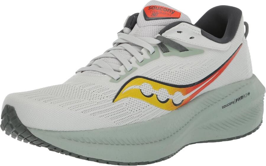 Saucony Triumph 21 Hardloopschoen Grijs Groen