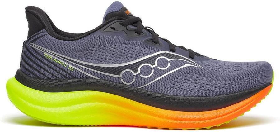 Saucony Triumph 23 Hardloopschoen Shadow vizi donkergrijs