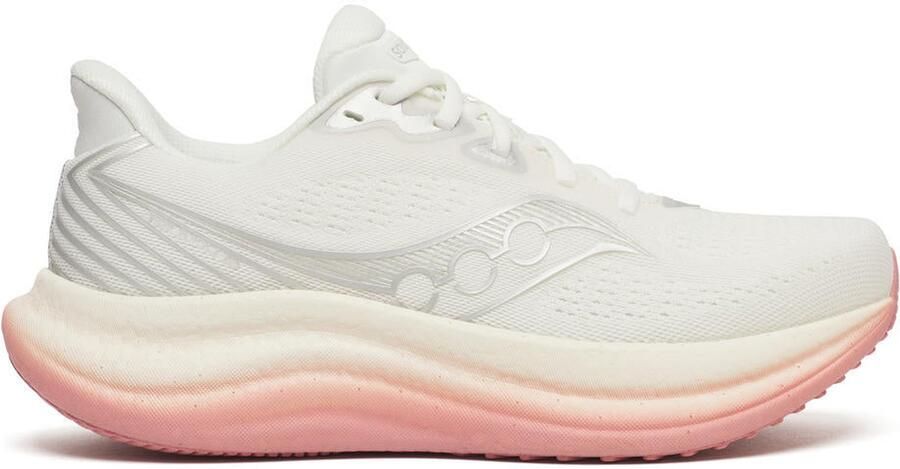 Saucony Triumph 23 WS Hardloopschoen Ivoor mauve