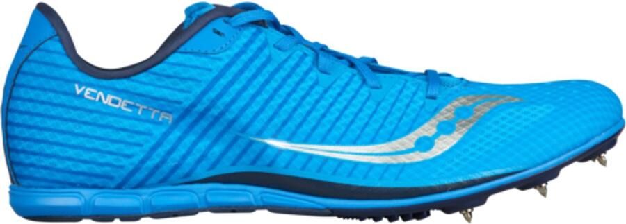 Saucony Vendetta 2 Mid-distance spikes Blauw Zilver