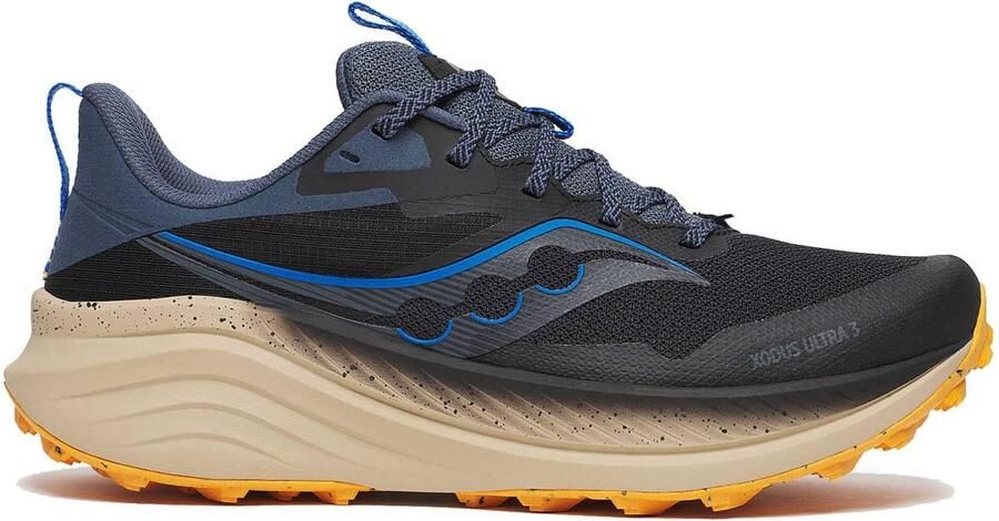 Saucony Xodus Ultra 3 Trail Hardloopschoenen Zwart Dusk