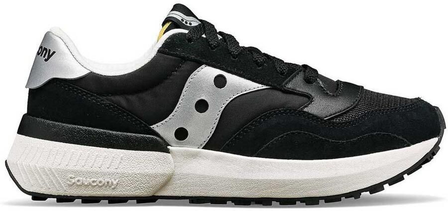 Saucony Zwarte Sneakers Met Rubberen Zool Voor