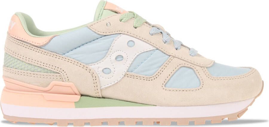 Saucony Shadow Original Beige Blauw Dames