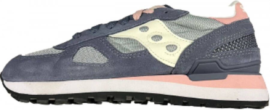 Saucony Shadow original vrouwen Sneakers Navy Wit Roze