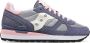 Saucony Shadow original vrouwen Sneakers Navy Wit Roze - Thumbnail 2