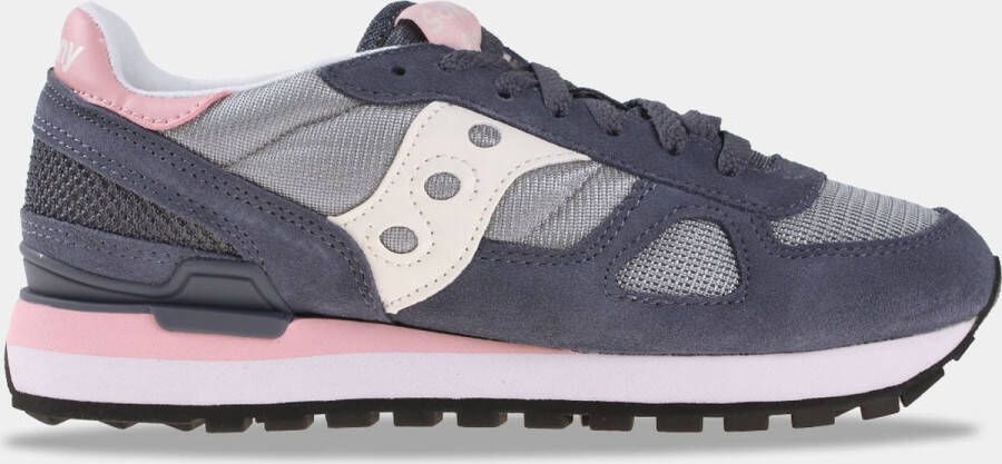 Saucony Shadow original vrouwen Sneakers Navy Wit Roze
