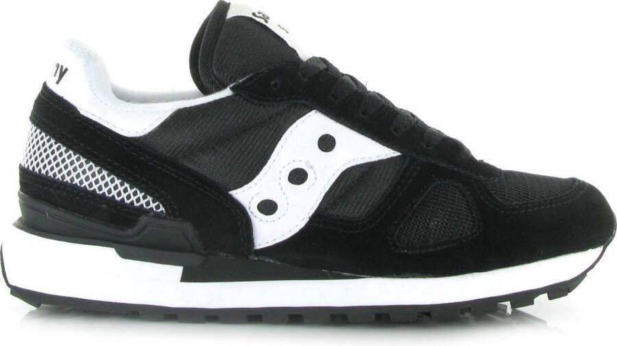 Saucony Shadow Original Vintage Zwart Heren Sneakers Zwart Wit Kleur Zwart Wit