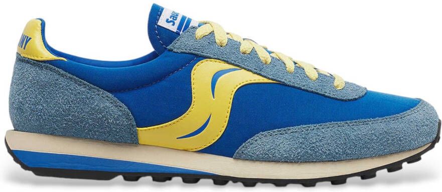 Saucony Trainer 80 Sneakers Textiel Heren Geel