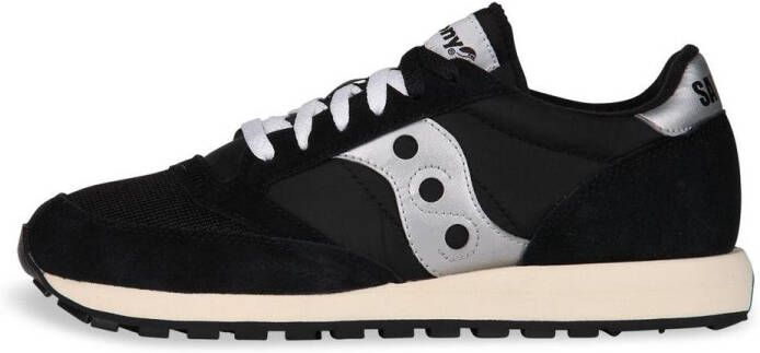 Saucony Unisex Sneakers Jazz Original Vintage Black White Zwart