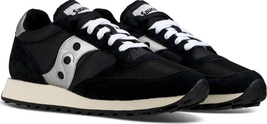 Saucony Unisex Sneakers Jazz Original Vintage Black White Zwart