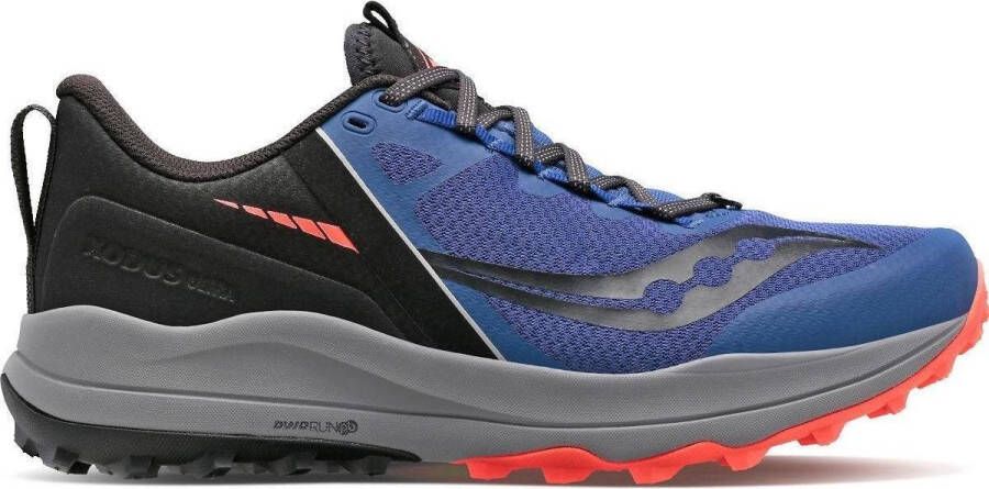 Saucony Xodus Ultra Heren Sportschoenen Hardlopen Trail blauw wit rood