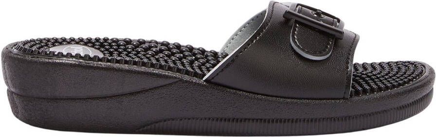 Scholl New Massage Sandalen zwart Synthetisch Dames