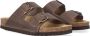 Scholl Julien Leather Caffe Sandalen Heren - Thumbnail 2