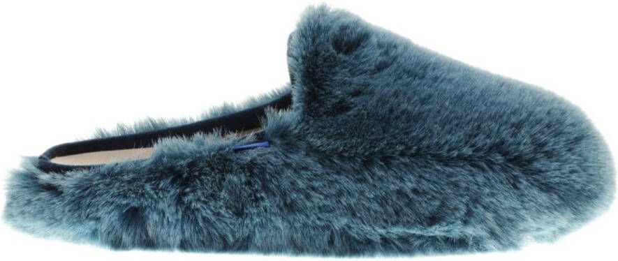 Scholl Comfortabele Instap Pantoffels Blue Dames