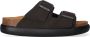 Scholl Bruine Sandalen voor Zomer Outfits Brown Dames - Thumbnail 1