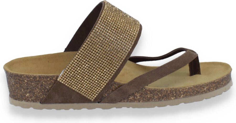 Scapa Dames Slipper Bruin